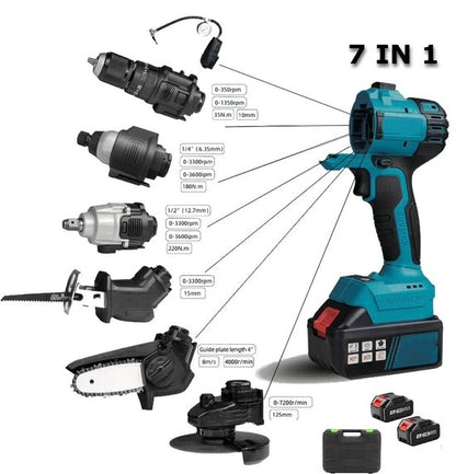 TALADRO INALAMBRICO | + 2 Baterías y 24 Accesorios GRATIS