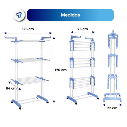 TENDER VERTICAL TODO EN UNO | 3 NIVELES + ENVIO GRATIS
